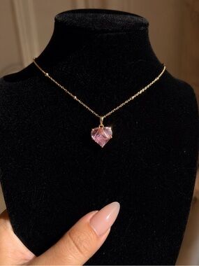 Pink Heart Necklace
